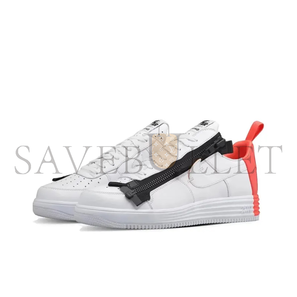 NIKE LUNAR FORCE 1 LOW ACRONYM BRIGHT CRIMSON 698699-116